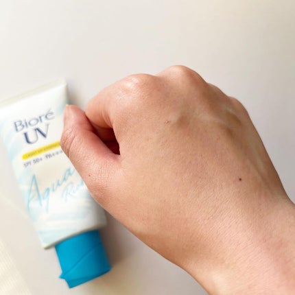 ビオレUV アクアリッチ ライトアップエッセンス/ビオレ/日焼け止めクリームを使ったクチコミ(4枚目)