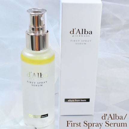 ダルバ ホワイトトリュフファーストスプレーセラム/ダルバ/ミスト状化粧水を使ったクチコミ(1枚目)