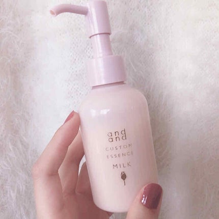 カスタムエッセンス するんと まとまるミルク/and and/洗い流すヘアトリートメントを使ったクチコミ(1枚目)