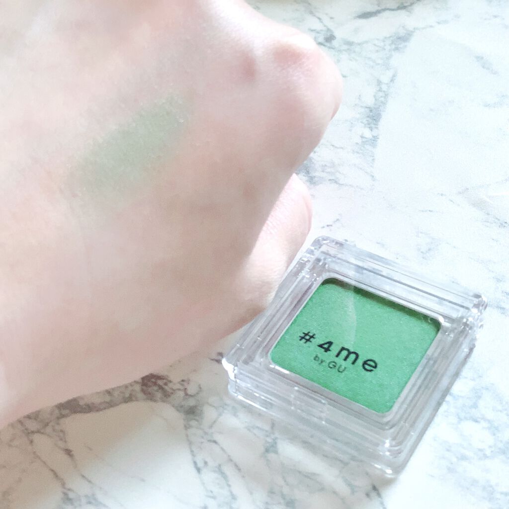 単色アイシャドウ/#4me by GU/単色アイシャドウを使ったクチコミ（2枚目）