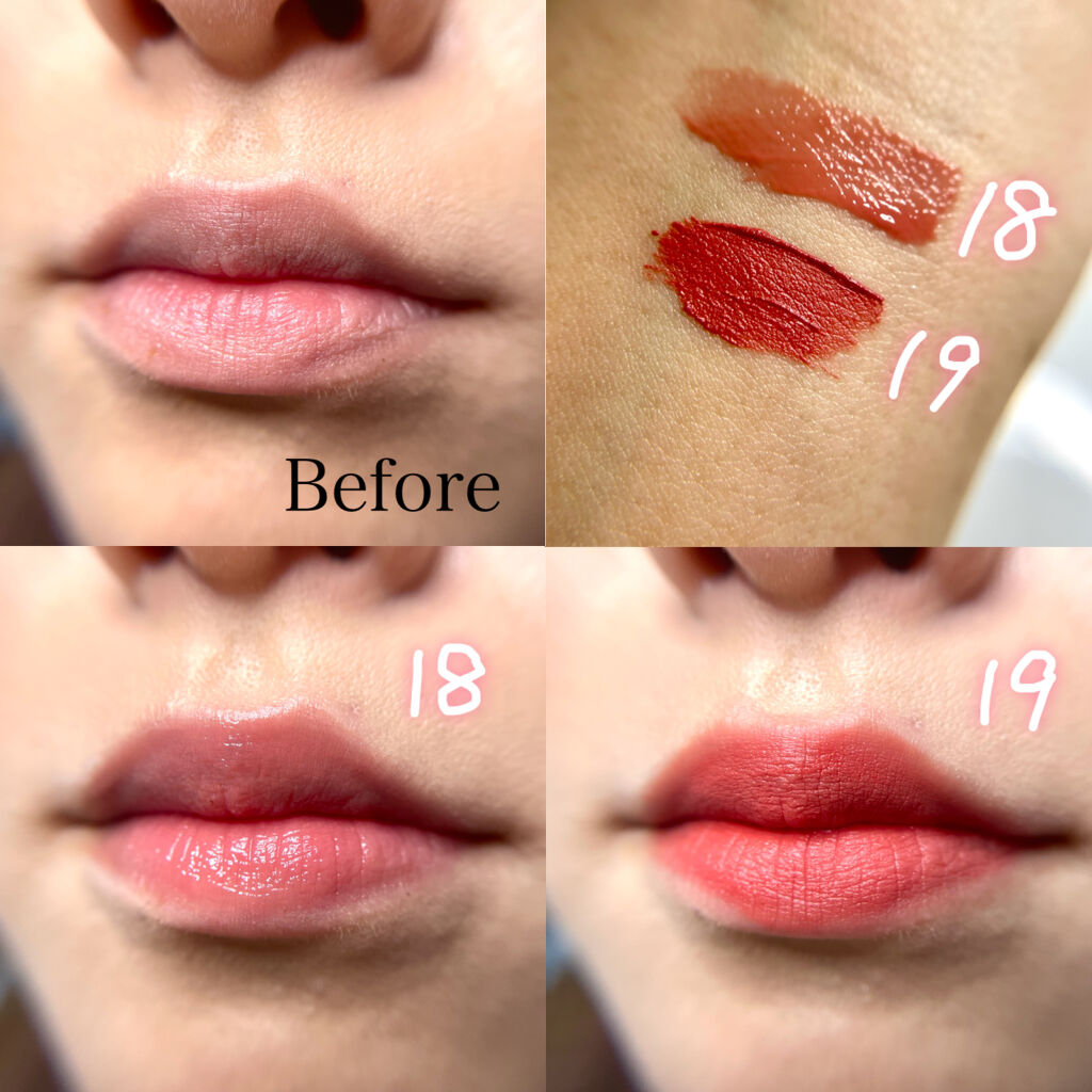 ジューシーラスティングティント/rom&nd/リップティントを使ったクチコミ（3枚目）