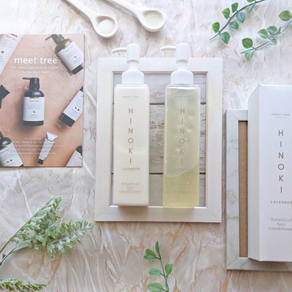 HINOKI×LAVENDERシャンプー・コンディショナー/meet tree/市販シャンプーを使ったクチコミ（1枚目）