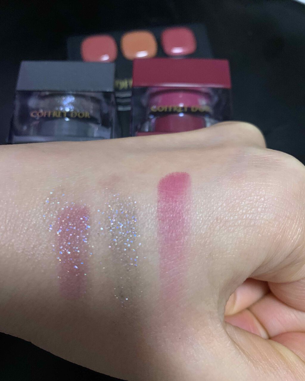 プレイフルカラー アイ＆フェイス/コフレドール/単色アイシャドウを使ったクチコミ（3枚目）