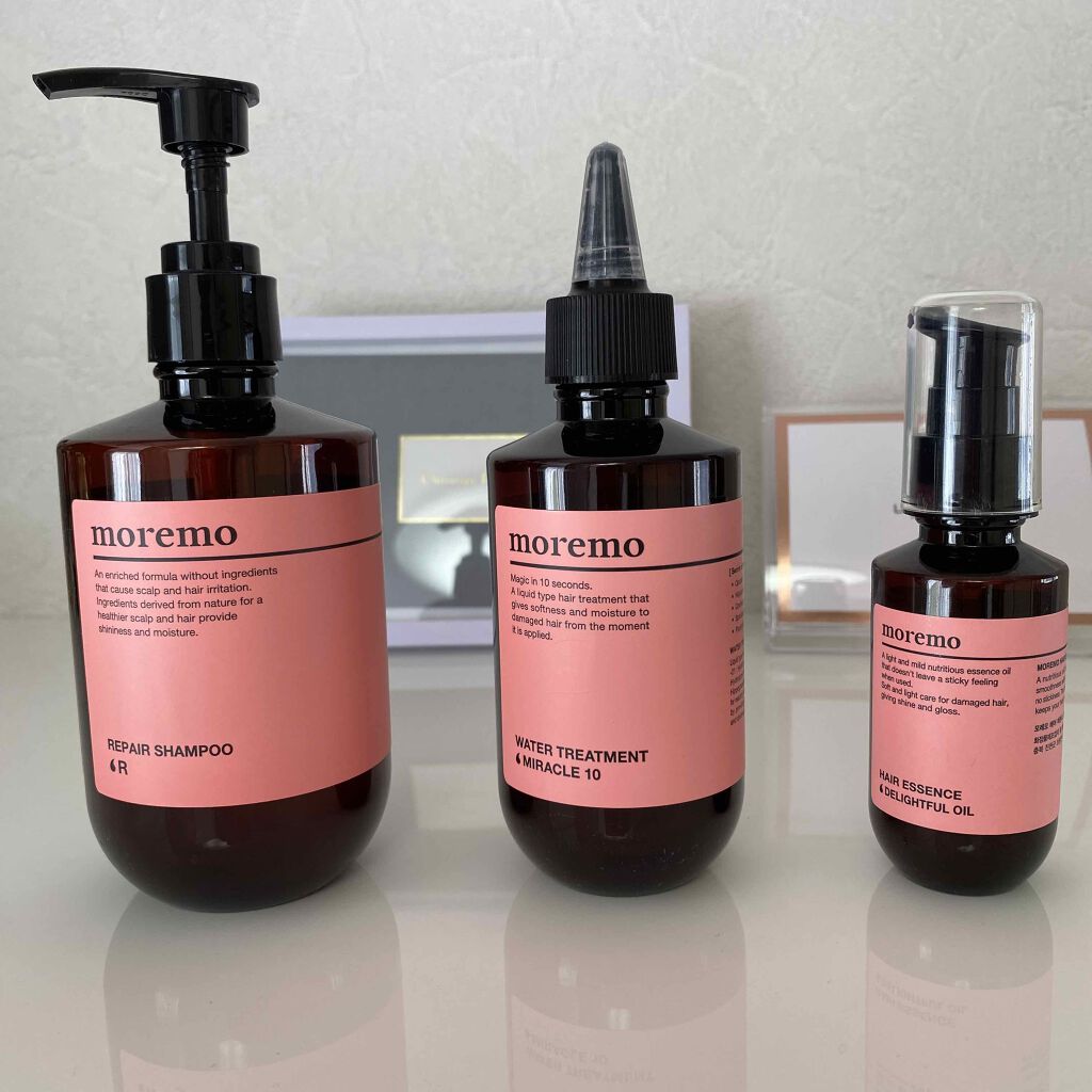 ウォータートリートメントミラクル10/moremo/洗い流すヘアトリートメントを使ったクチコミ(1枚目)