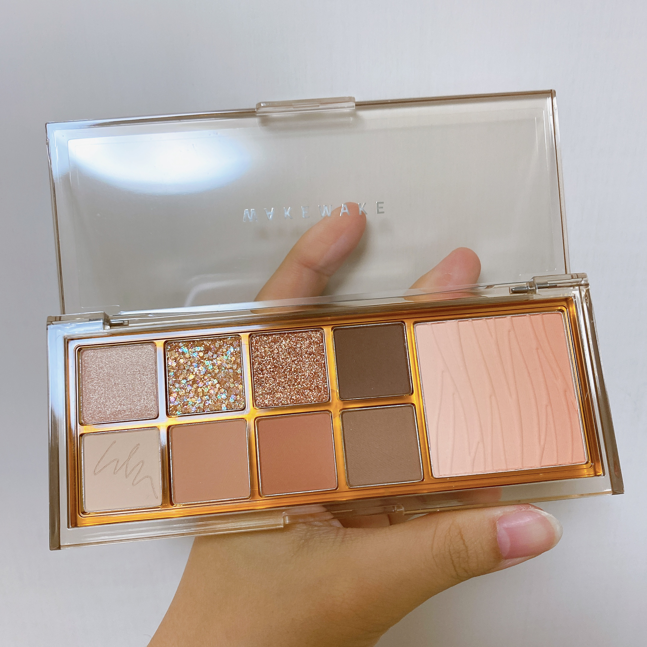 ミックスブラーリングアイパレット 01 オーキッドモーブ/wakemake/マルチパレットを使ったクチコミ（2枚目）