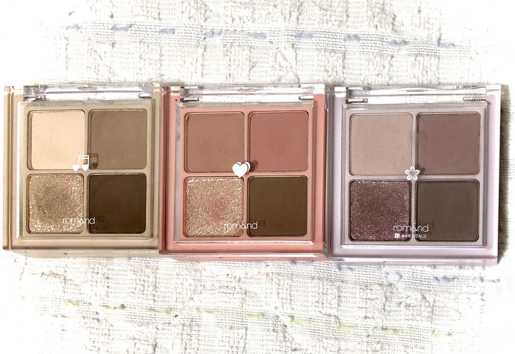 ベターザンアイズ ミュージックシリーズ/rom&nd/アイシャドウパレットを使ったクチコミ（2枚目）