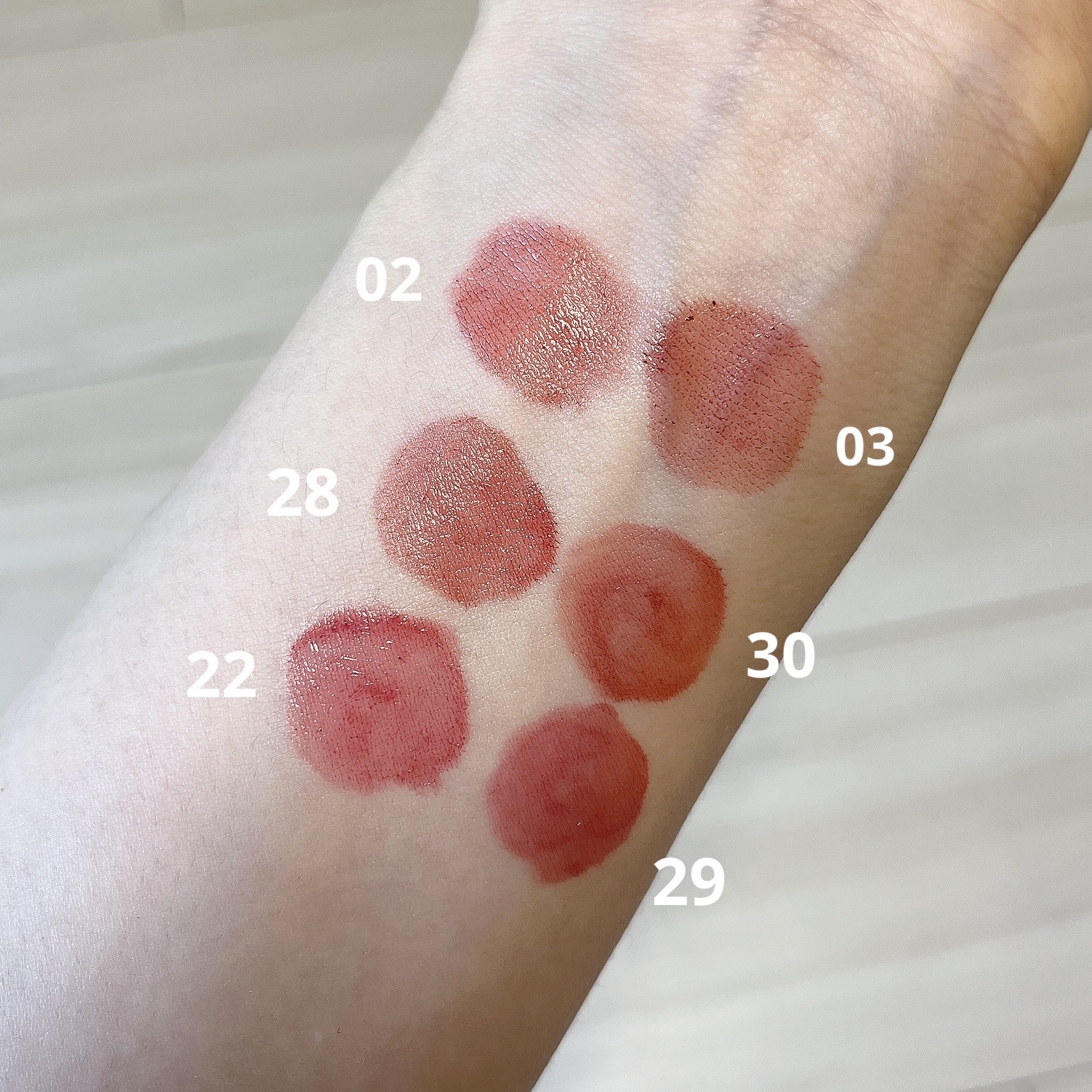 ペリペラ インク ムード グロイ ティント 22 PINK PRIZE(ローズ7)/PERIPERA/リップティントを使ったクチコミ（3枚目）