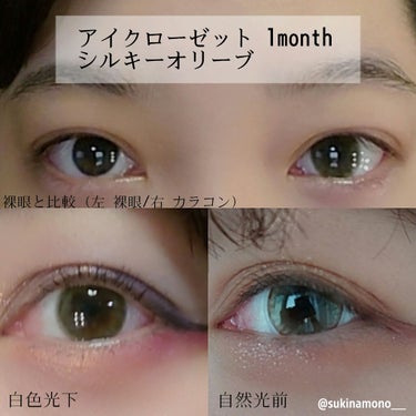 eye closet 1month/EYE CLOSET/１ヶ月（１MONTH）カラコンを使ったクチコミ（1枚目）