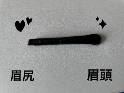 アイブロー パウダー/ちふれ/パウダーアイブロウを使ったクチコミ(3枚目)