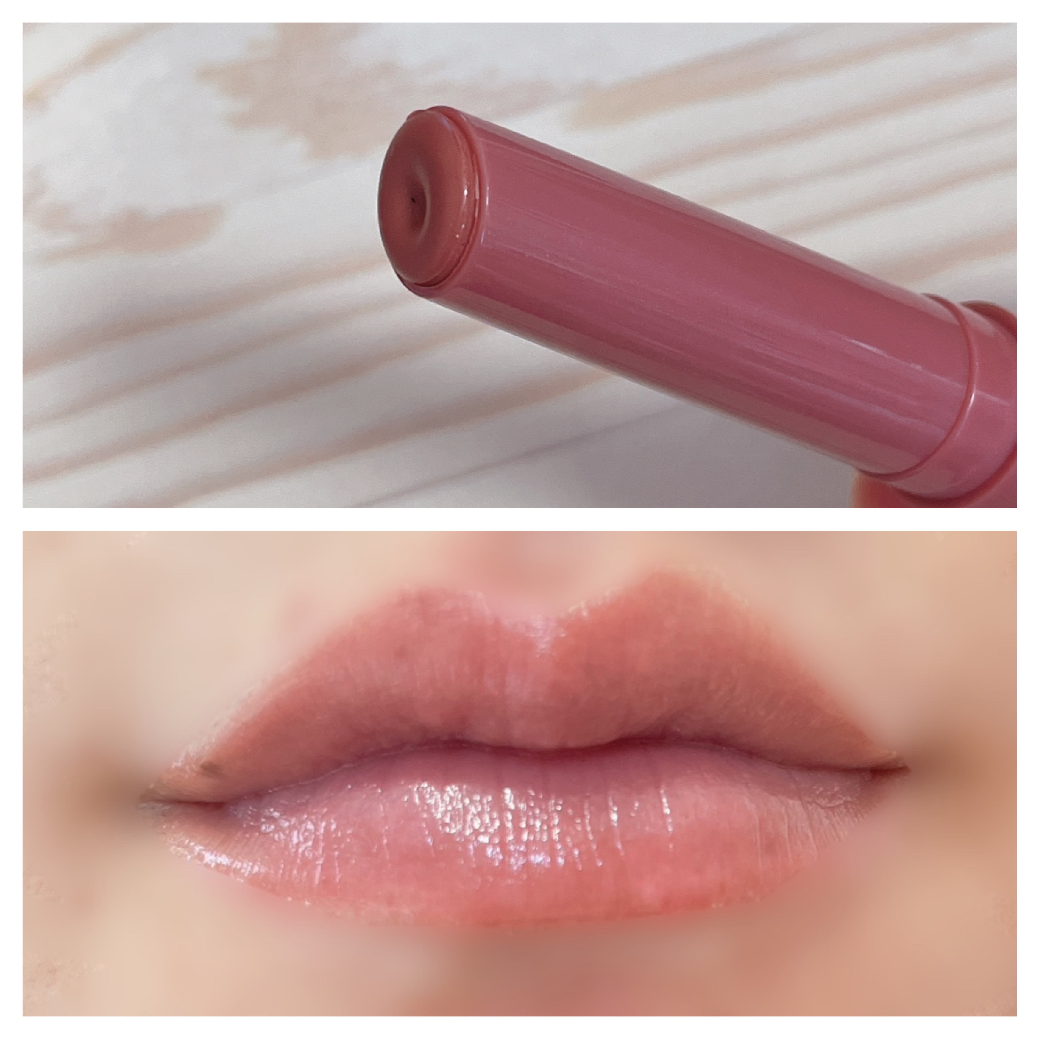 つやぷるリップR 101 曖昧P I N K【新】/b idol/口紅を使ったクチコミ（3枚目）