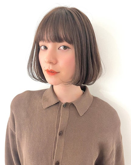 HARUNA on LIPS 「.シルエットにこだわるボブ💕.首の長さや、骨格に合わせて扱いや..」(2枚目)