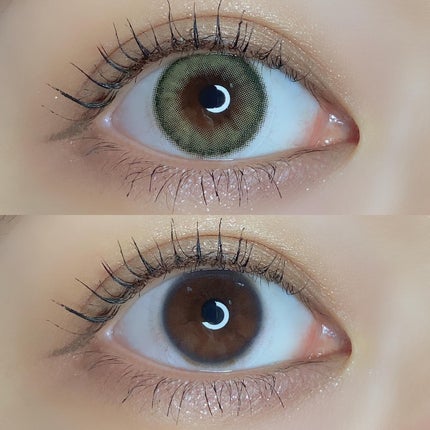 ロゼオリーブグリーン/LENSME/カラーコンタクトレンズを使ったクチコミ(6枚目)