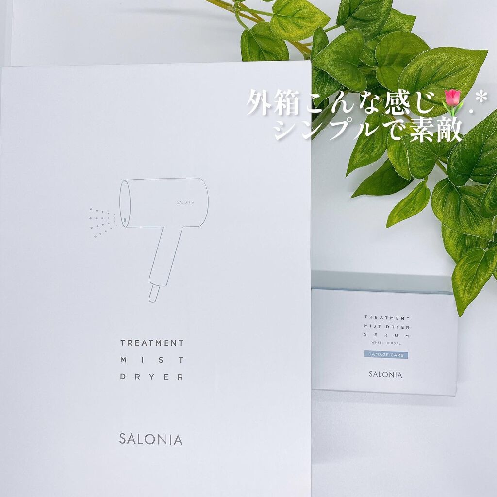トリートメントミストドライヤー /SALONIA/ドライヤーを使ったクチコミ(2枚目)