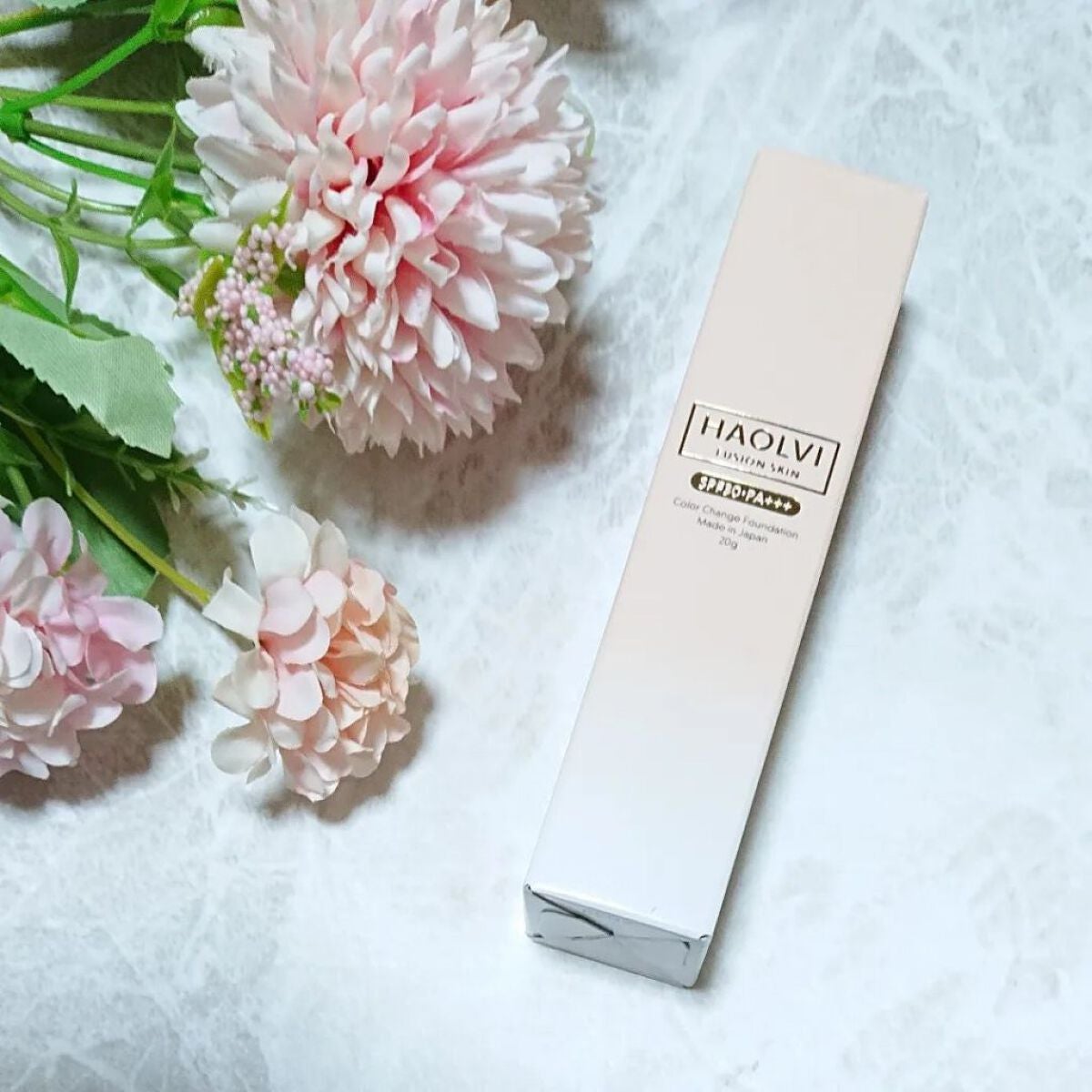 ハオルビ カラーチェンジファンデーション/RITA COSME/リキッドファンデーションを使ったクチコミ(2枚目)