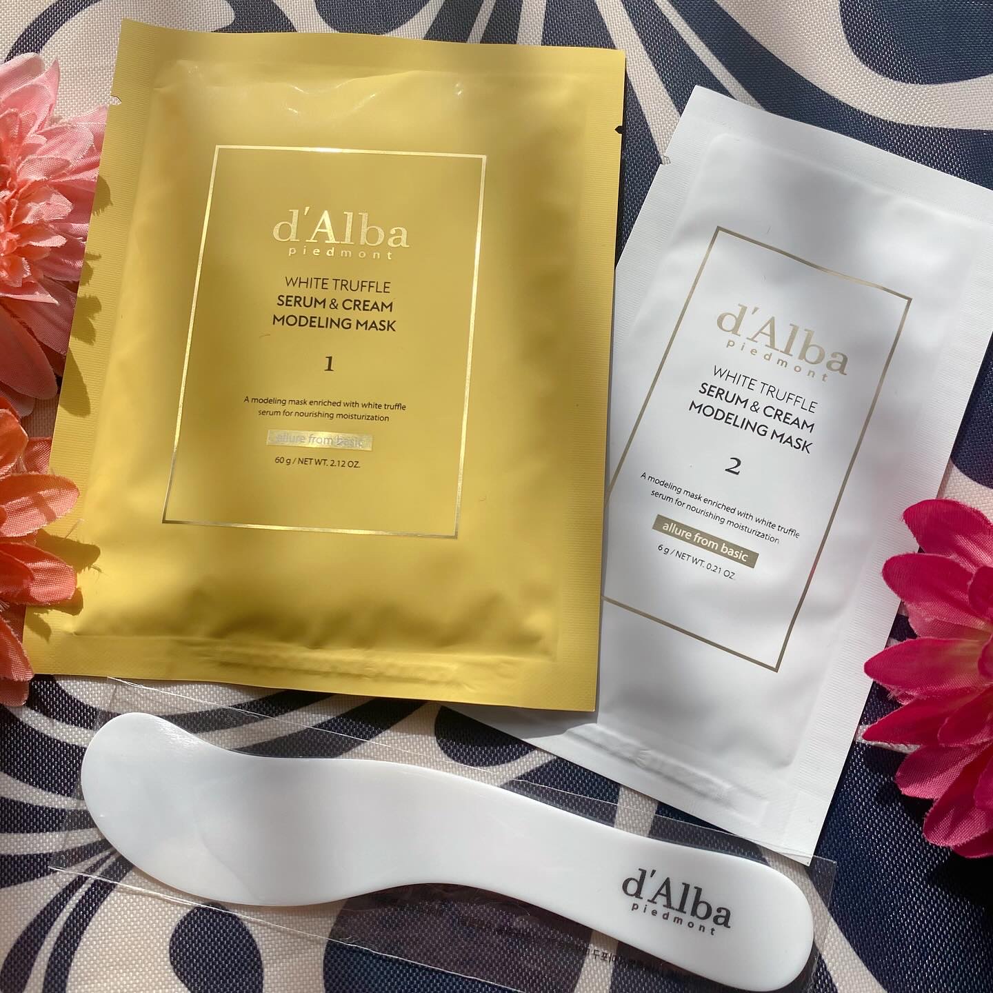 WHITE TRUFFLE SERUM & CREAM MODELING MASK/ダルバ/その他スキンケアを使ったクチコミ（3枚目）