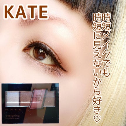 デザイニングブラウンアイズ/KATE/アイシャドウパレットを使ったクチコミ(1枚目)