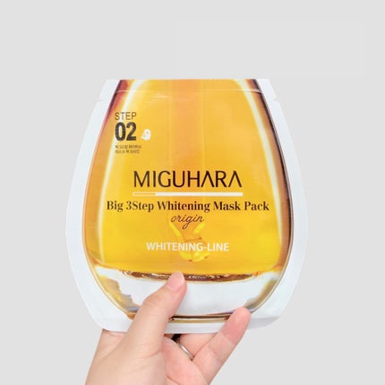 Big3 Step Whitening Mask Pack/MIGUHARA/シートマスク・パックを使ったクチコミ(5枚目)