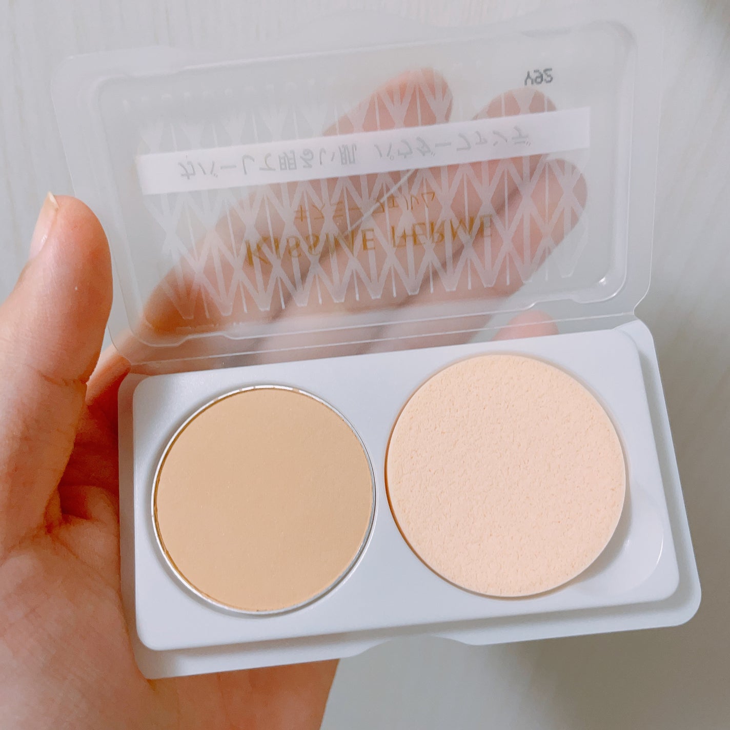 カバーして明るい肌 パウダーファンデ/キスミー フェルム/パウダーファンデーションを使ったクチコミ(2枚目)