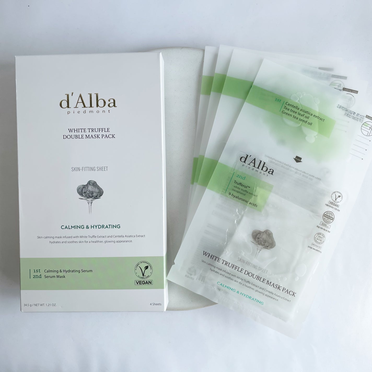 ホワイトトリュフダブルマスクパック(鎮静/保湿) /ダルバ/シートマスク・パックを使ったクチコミ(1枚目)