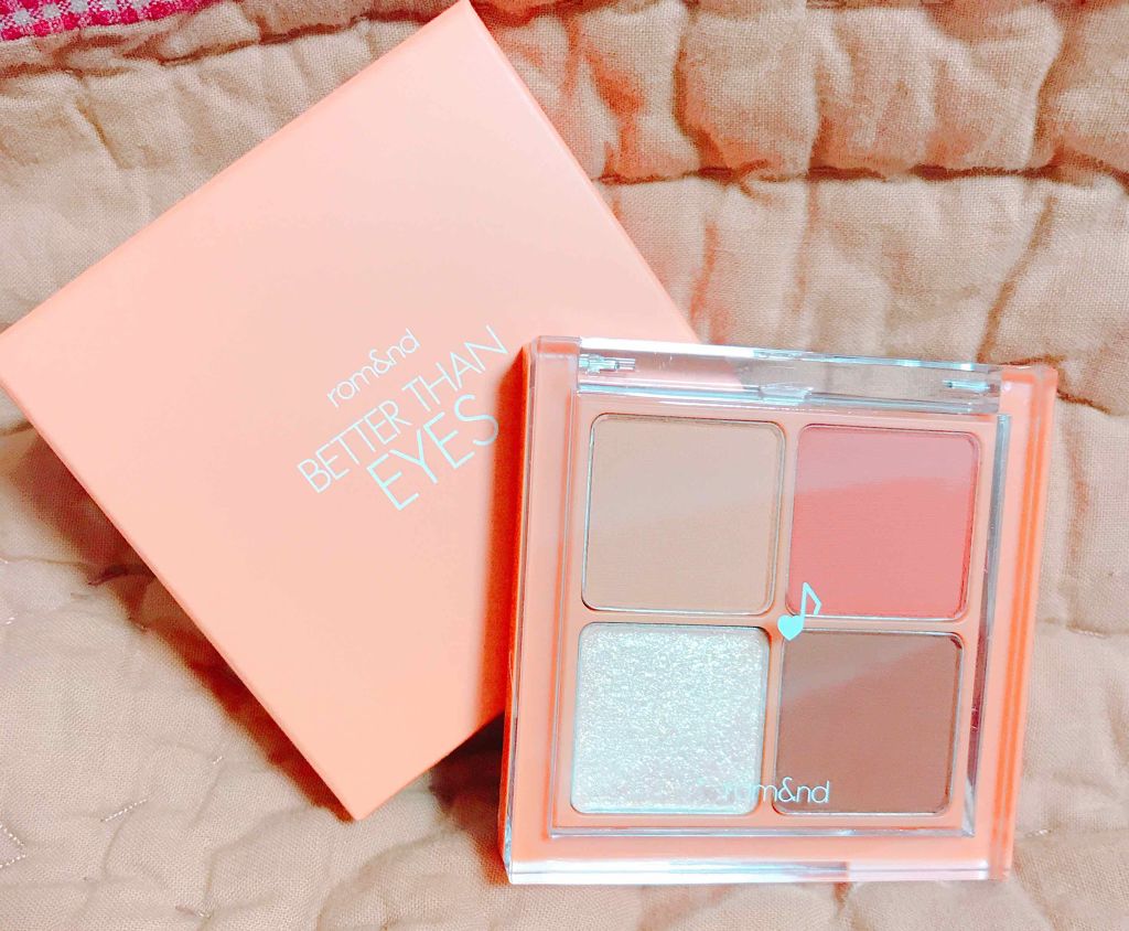 ベターザンアイズ ミュージックシリーズ/rom&nd/アイシャドウパレットを使ったクチコミ(1枚目)