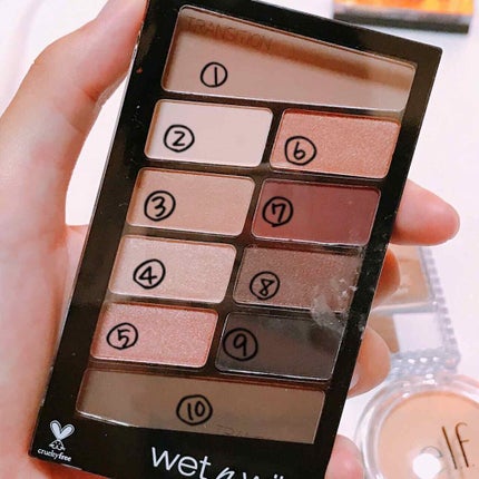 Eyeshadow 10 Pan Palette/wet 'n' wild/アイシャドウパレットを使ったクチコミ(1枚目)