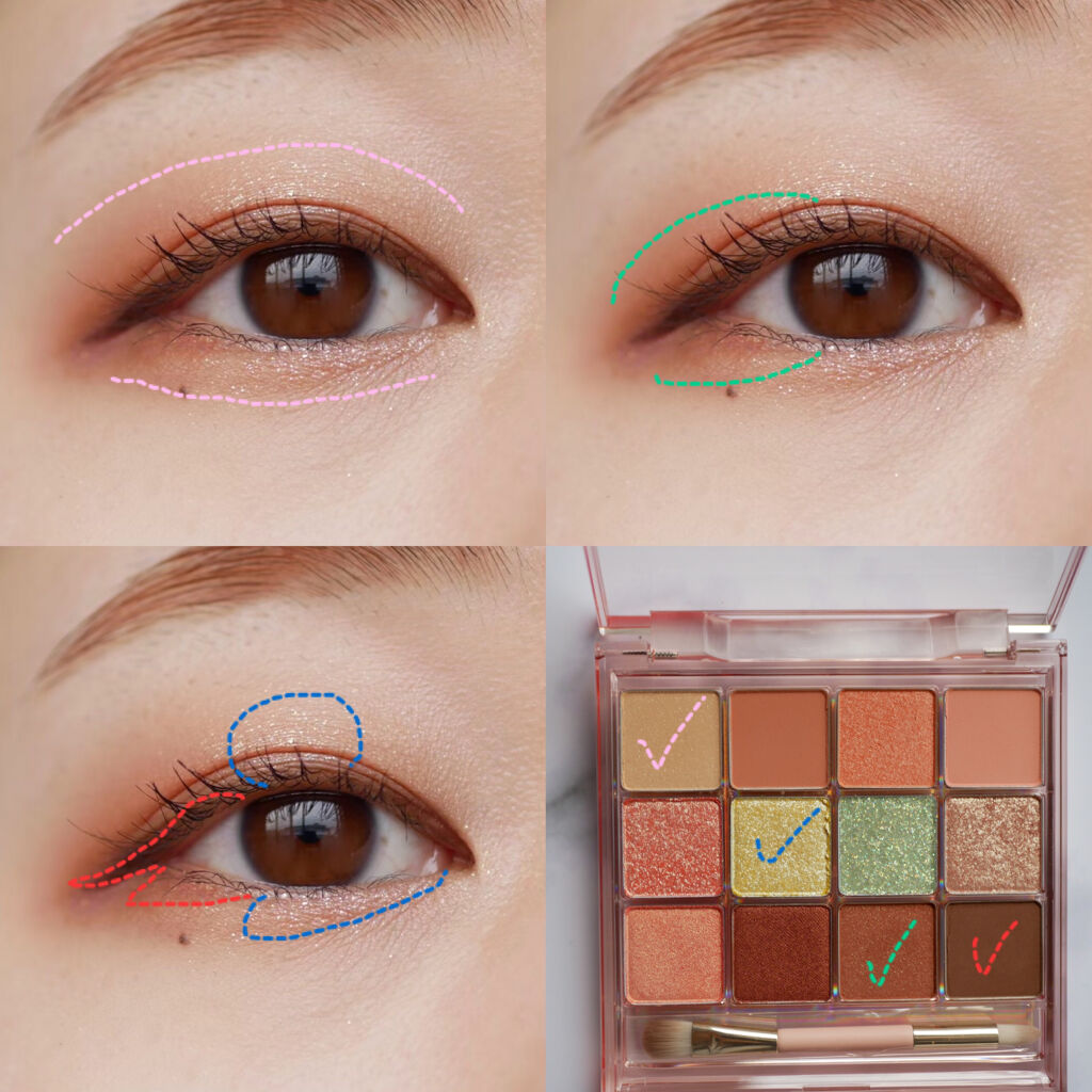 グラムチェンジマルチパレット/A.BLACK/マルチパレットを使ったクチコミ（2枚目）