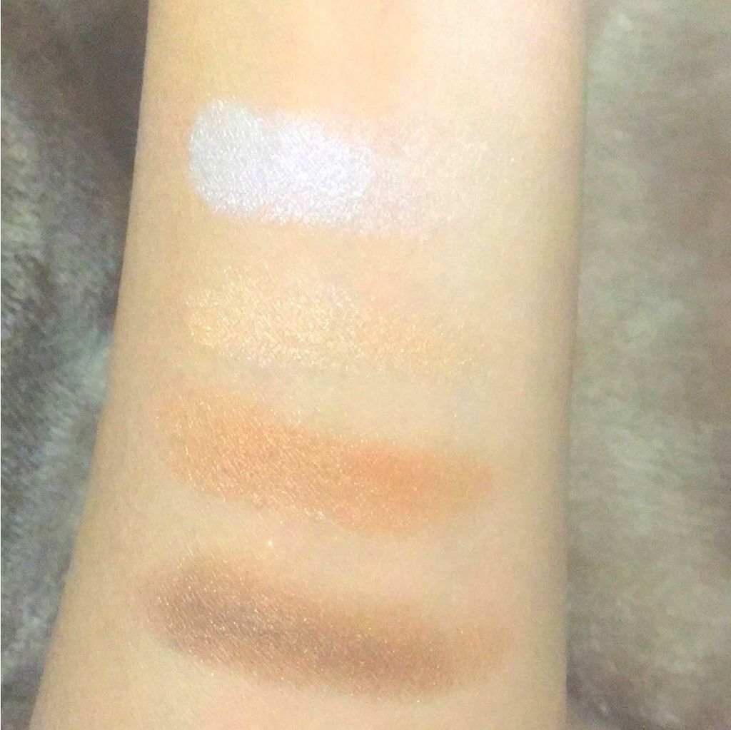 グラデーション アイ カラー(チップ付)/ちふれ/アイシャドウパレットを使ったクチコミ(2枚目)