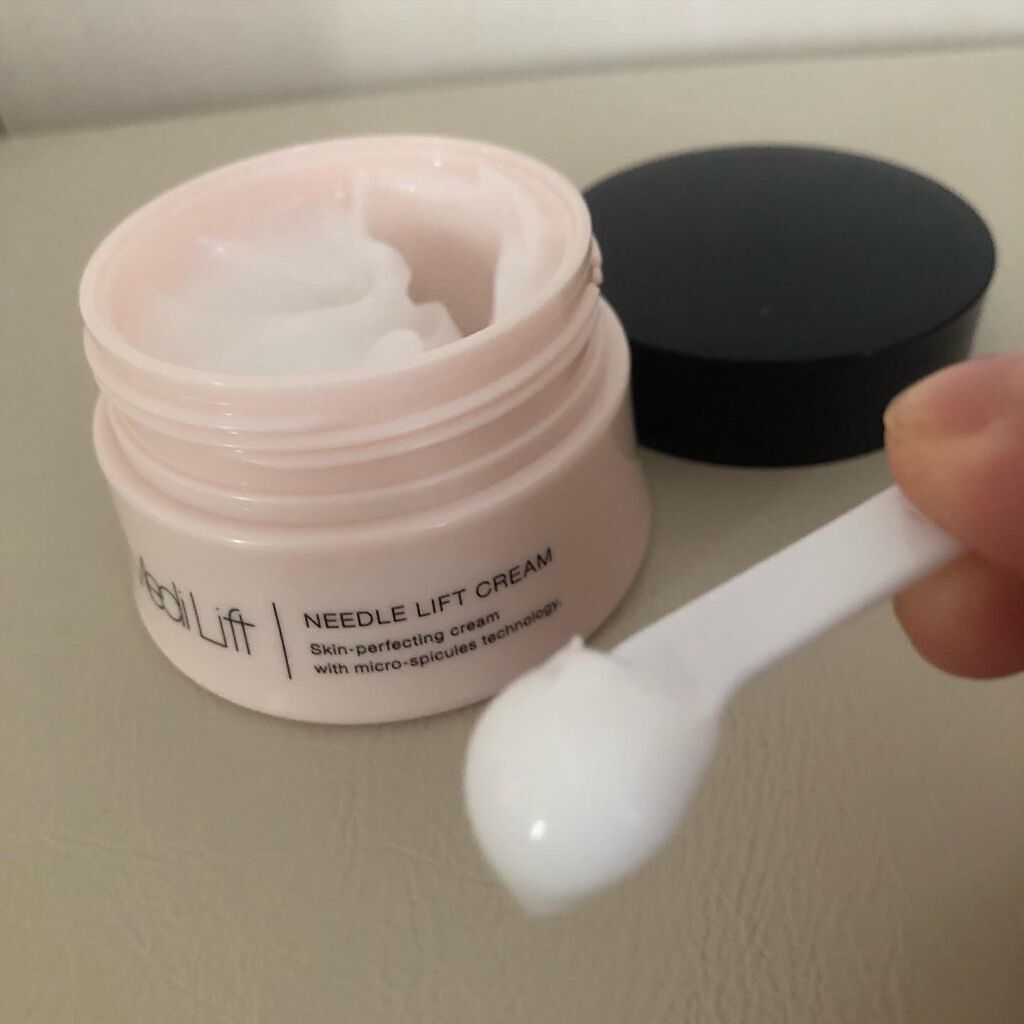 メディリフト ニードルリフトクリーム/YA-MAN TOKYO JAPAN/フェイスクリームを使ったクチコミ（2枚目）