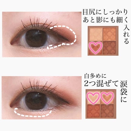グロッシーリッチ アイズ N/Visée/アイシャドウパレットを使ったクチコミ(3枚目)