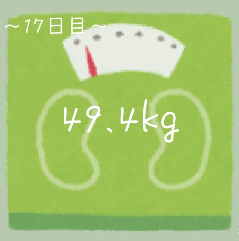 Matcha latte on LIPS 「遅れてしまって申し訳ない💦遂にダイエットを始めて17日目になり..」(4枚目)