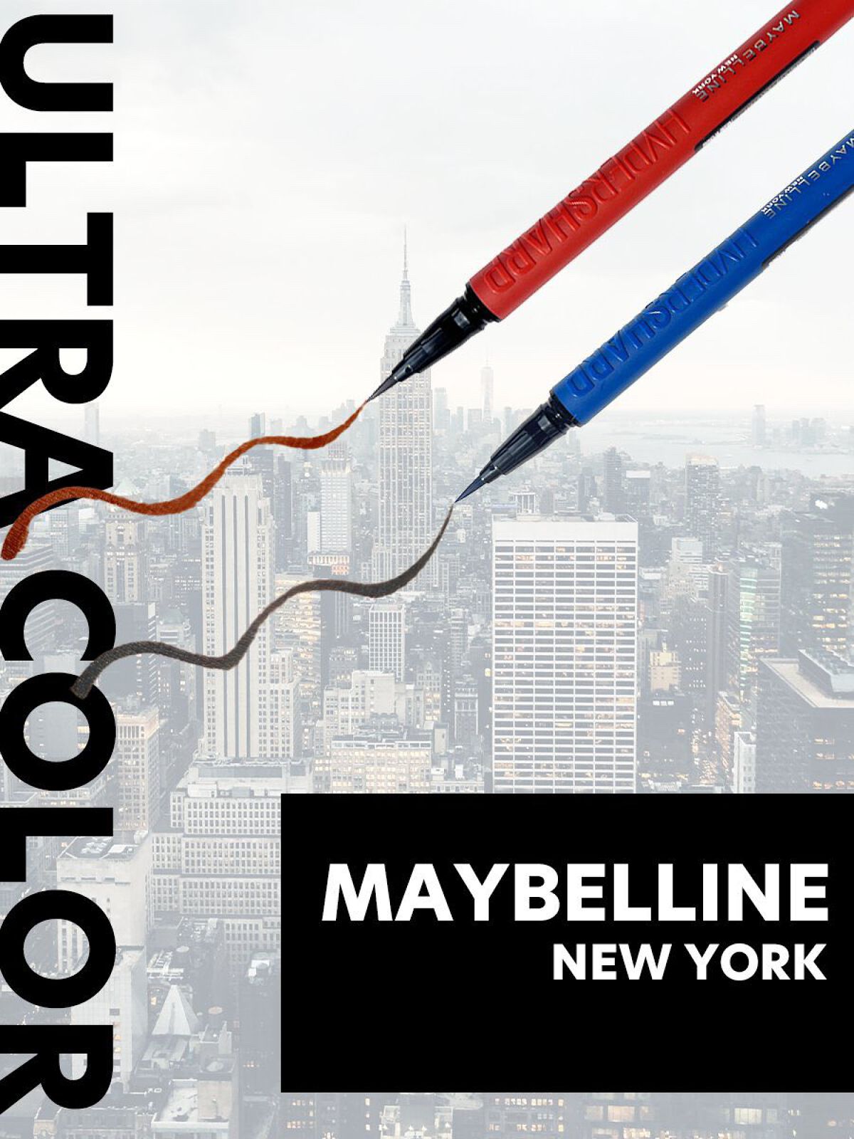 ウルトラカラー アイライナー/MAYBELLINE NEW YORK/リキッドアイライナーを使ったクチコミ(1枚目)