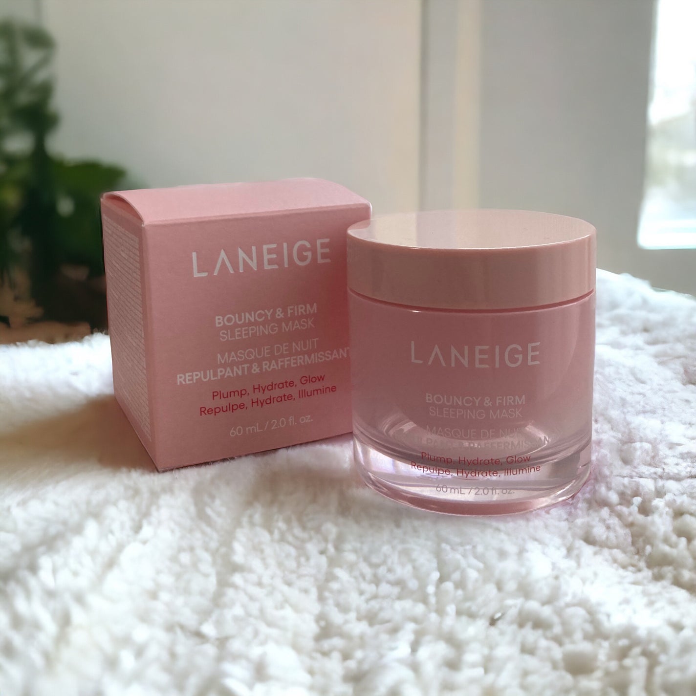バウンシースリーピングマスク/LANEIGE/フェイスクリームを使ったクチコミ(1枚目)
