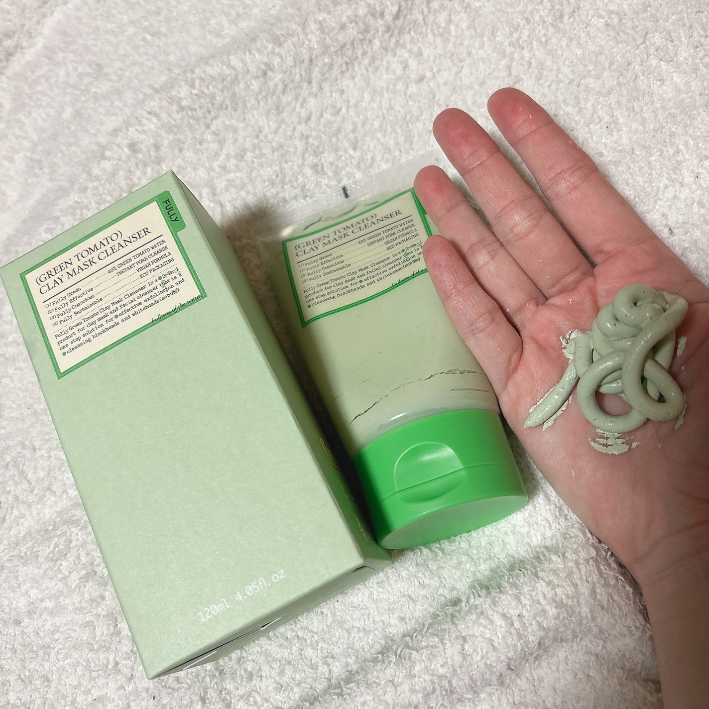 グリーントマトクレイマスククレンザー/FULLY/洗い流すパック・マスクを使ったクチコミ(1枚目)