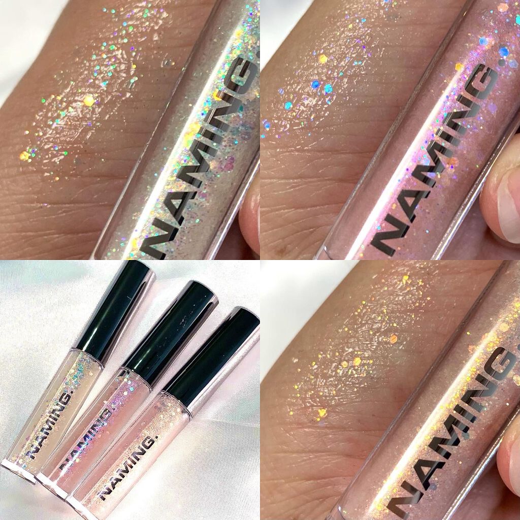 ダズリングアイグリッター/NAMING./リキッドアイシャドウを使ったクチコミ(2枚目)