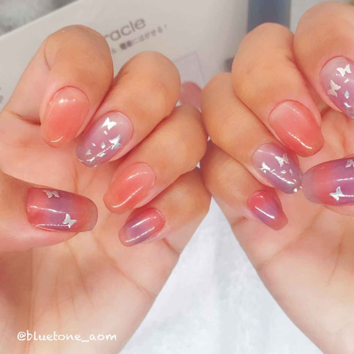 ジェルネイル（ライト対応）/セリア/ジェルネイルを使ったクチコミ（2枚目）