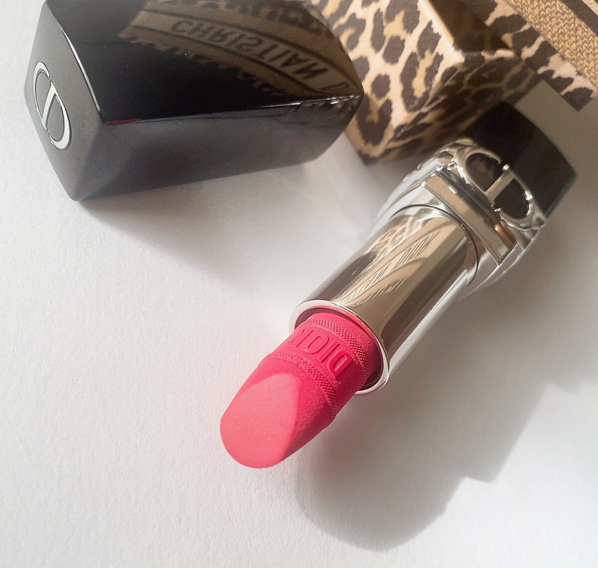 ルージュ ディオール 757 ピンク ポウ ベルベット（生産終了）/Dior/口紅を使ったクチコミ（2枚目）