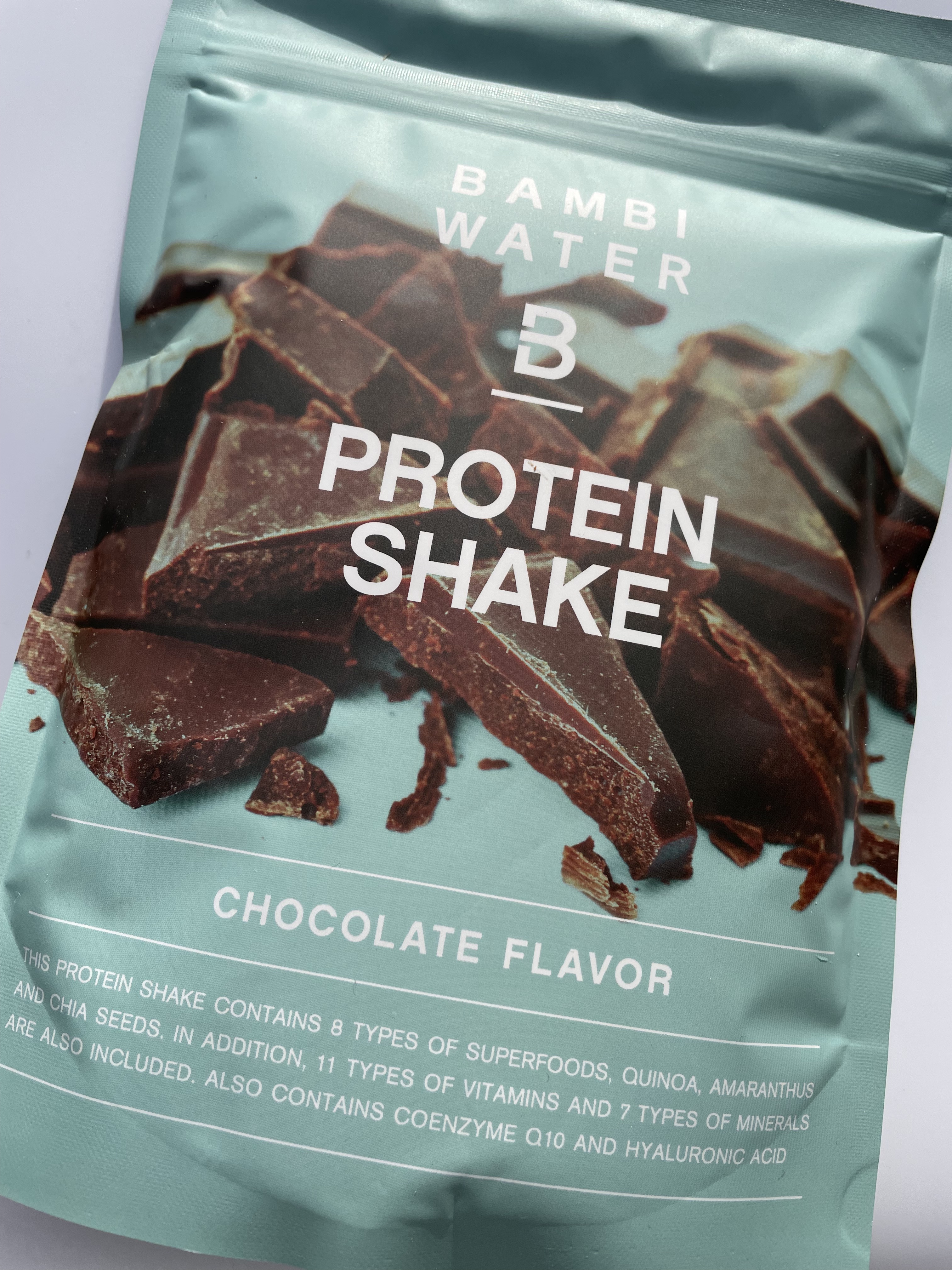 プロテインシェイク チョコレート/BAMBI WATER/その他プロテインを使ったクチコミ（1枚目）