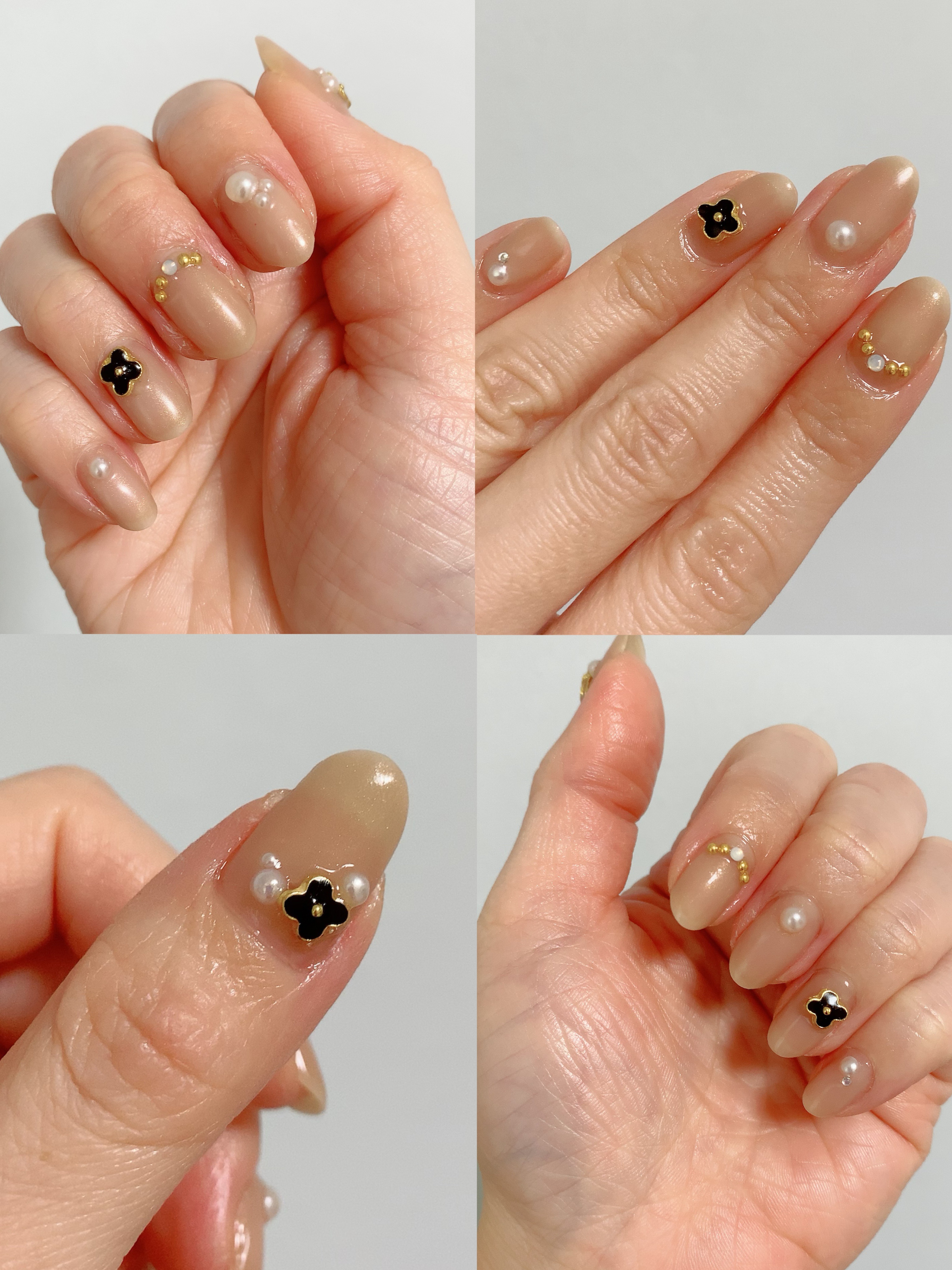 ジェルネイル GM130 シルキーグレージュ/ジェルミーワン/ジェルネイルを使ったクチコミ（1枚目）