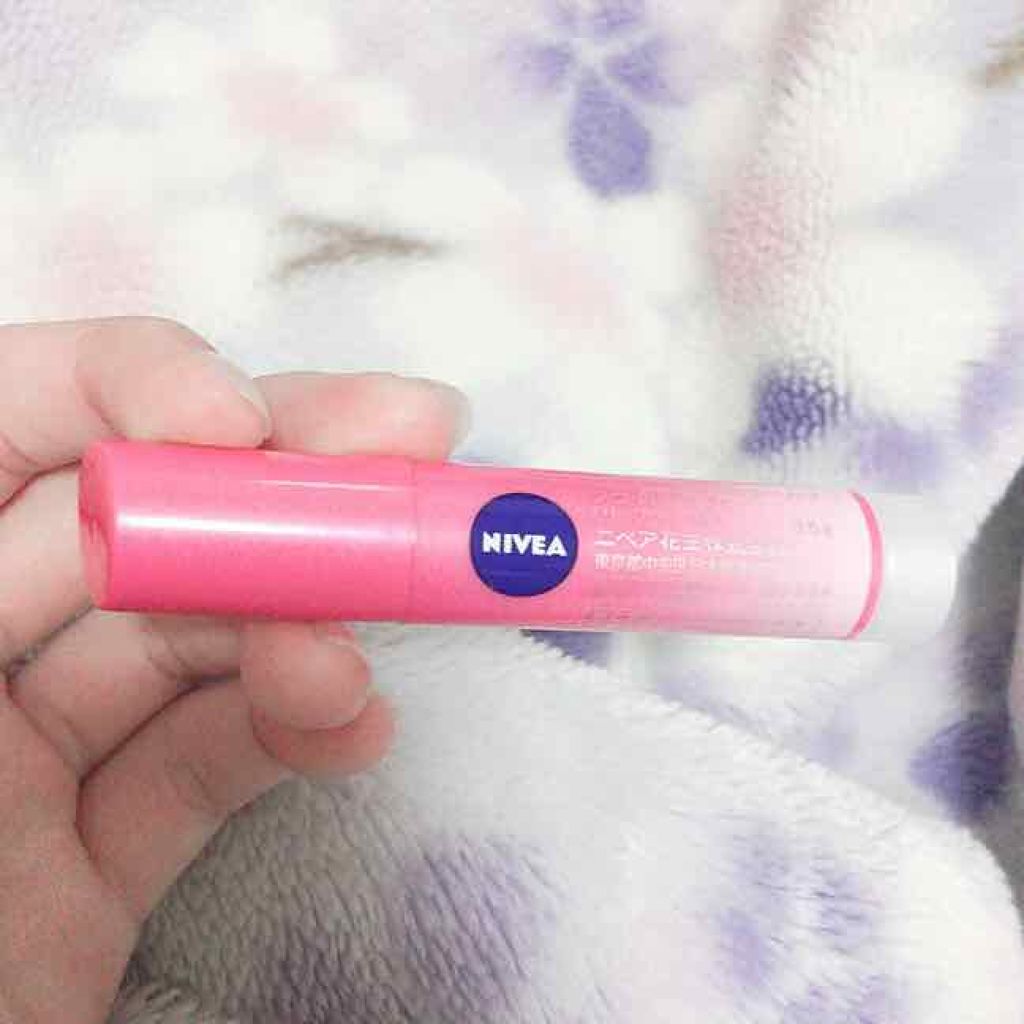 モイストピュアカラーリップ/ニベア/リップクリームを使ったクチコミ（1枚目）
