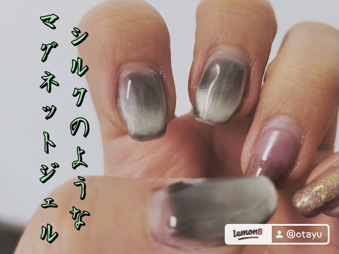 シルクマグネットジェルネイル/inbity/ジェルネイルを使ったクチコミ(2枚目)