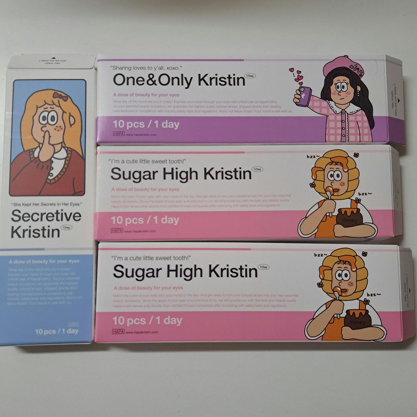 Secretive Kristen 1day/Hapa kristin/ワンデー(1DAY)カラコンを使ったクチコミ(1枚目)