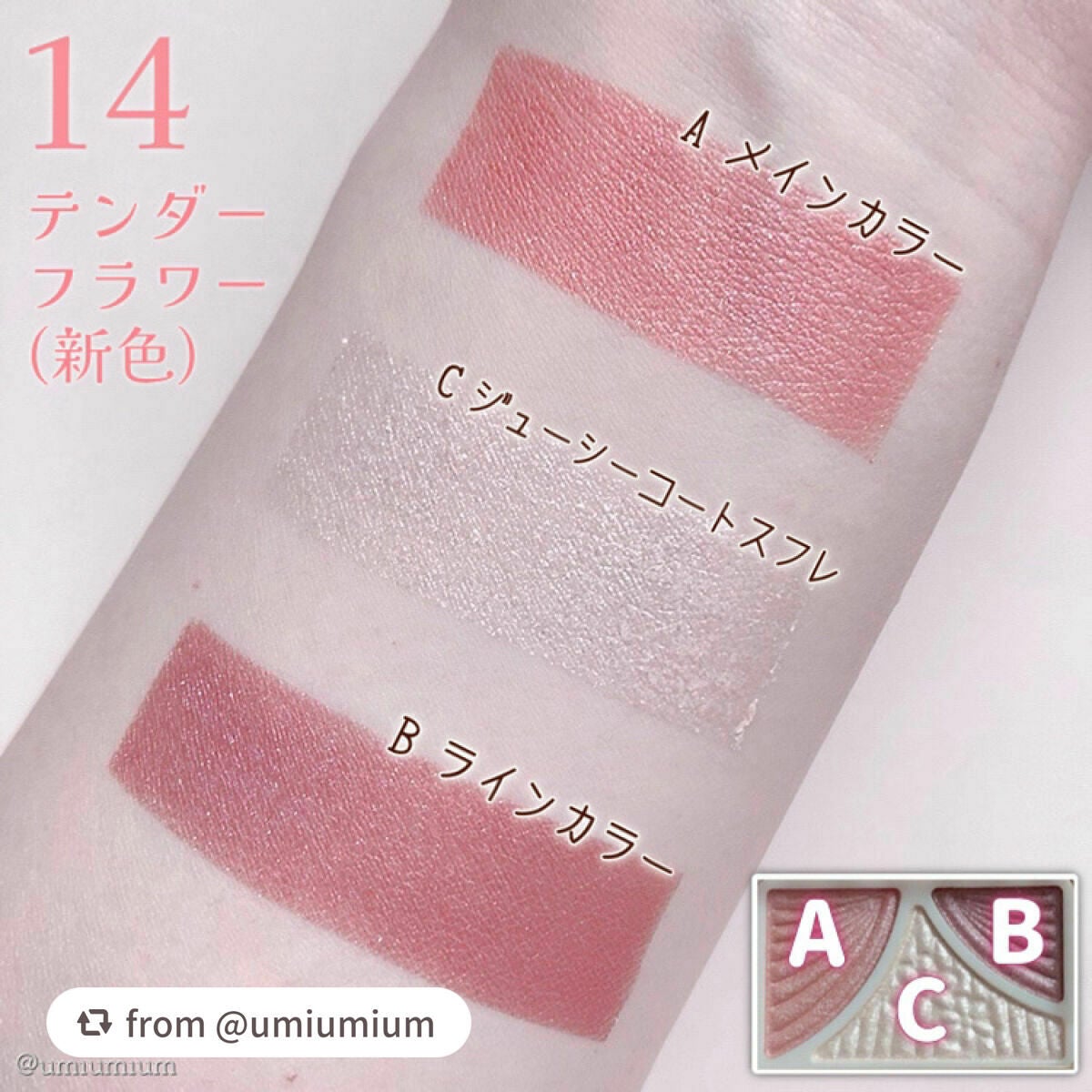 ジューシーピュアアイズ/キャンメイク/アイシャドウパレットを使ったクチコミ(5枚目)