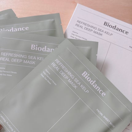 リフレッシング シーケルプ リアルディープマスク/Biodance/シートマスク・パックを使ったクチコミ(1枚目)