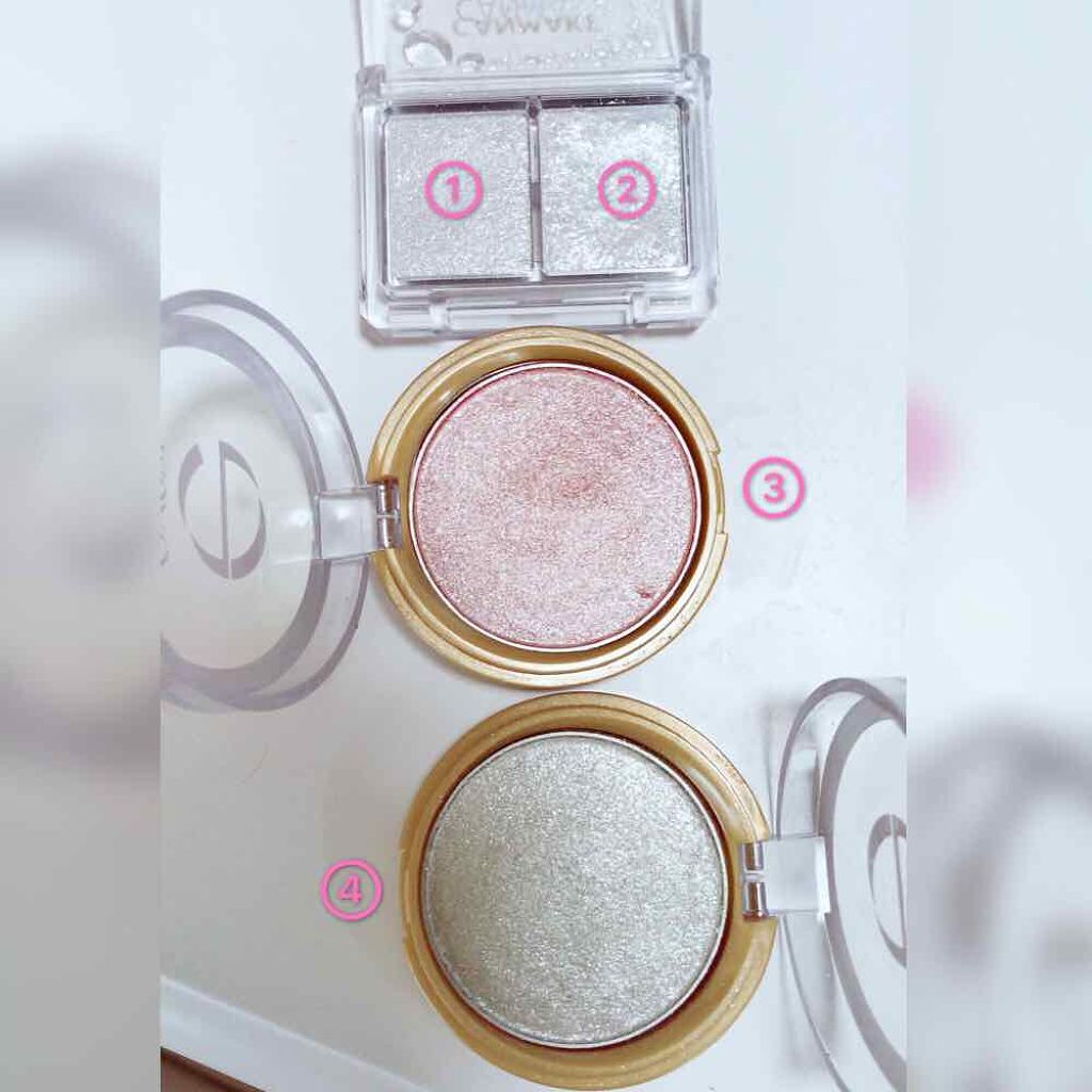 シャイニーシャドウ N/excel/単色アイシャドウを使ったクチコミ(2枚目)