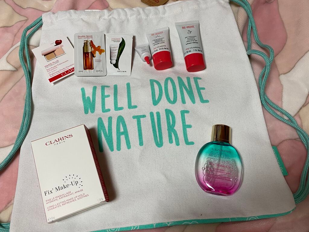 フィックス メイクアップ/CLARINS/ミスト状化粧水を使ったクチコミ(1枚目)
