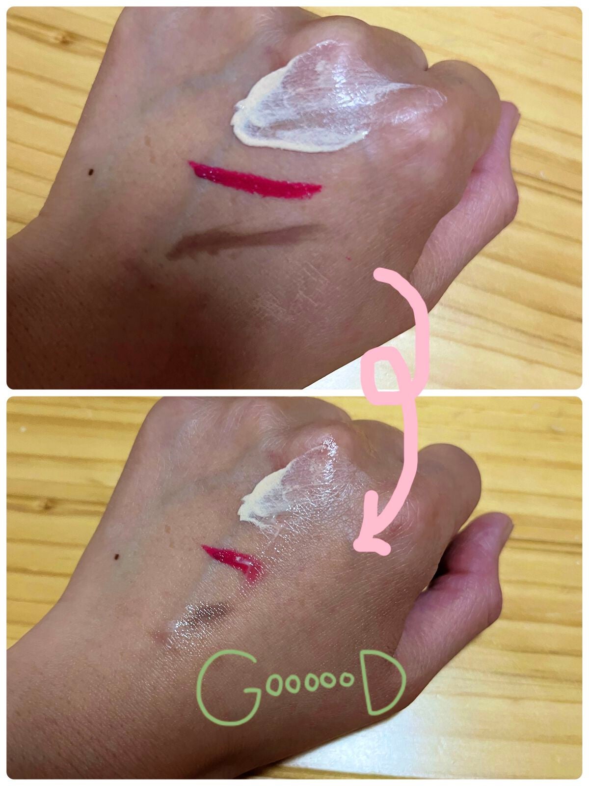 メイクとろりんなで落ちジェル/ビオレ/クレンジングジェルを使ったクチコミ(2枚目)