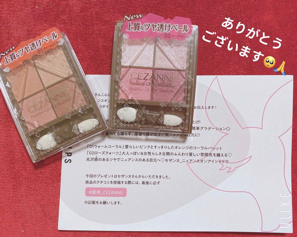 ニュアンスオンアイシャドウ/CEZANNE/アイシャドウパレットを使ったクチコミ(1枚目)