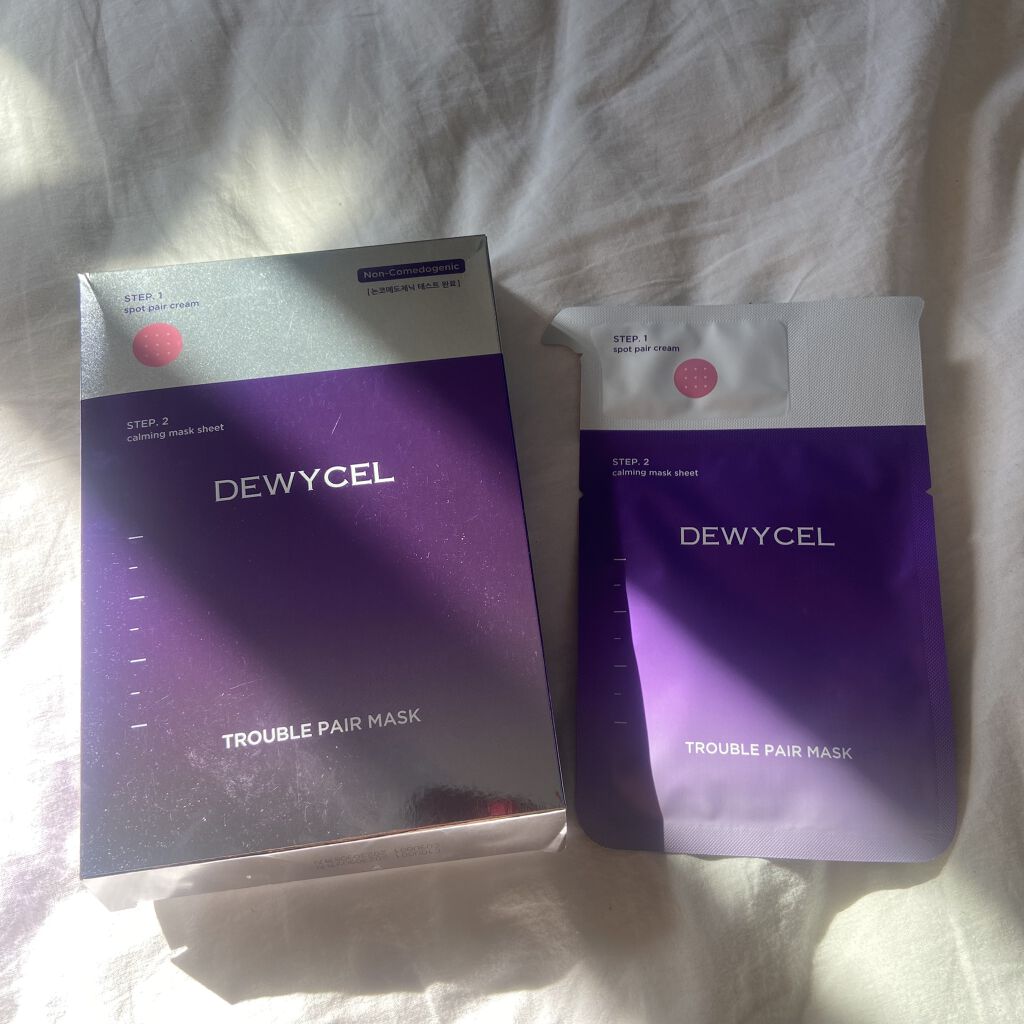 トラブルペアーマスク/DEWYCEL/シートマスク・パックを使ったクチコミ（1枚目）