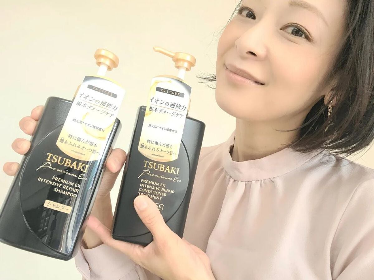 プレミアムEX インテンシブリペア <シャンプー>/コンディショナー<ヘアトリートメント> /TSUBAKI/市販シャンプーを使ったクチコミ(2枚目)