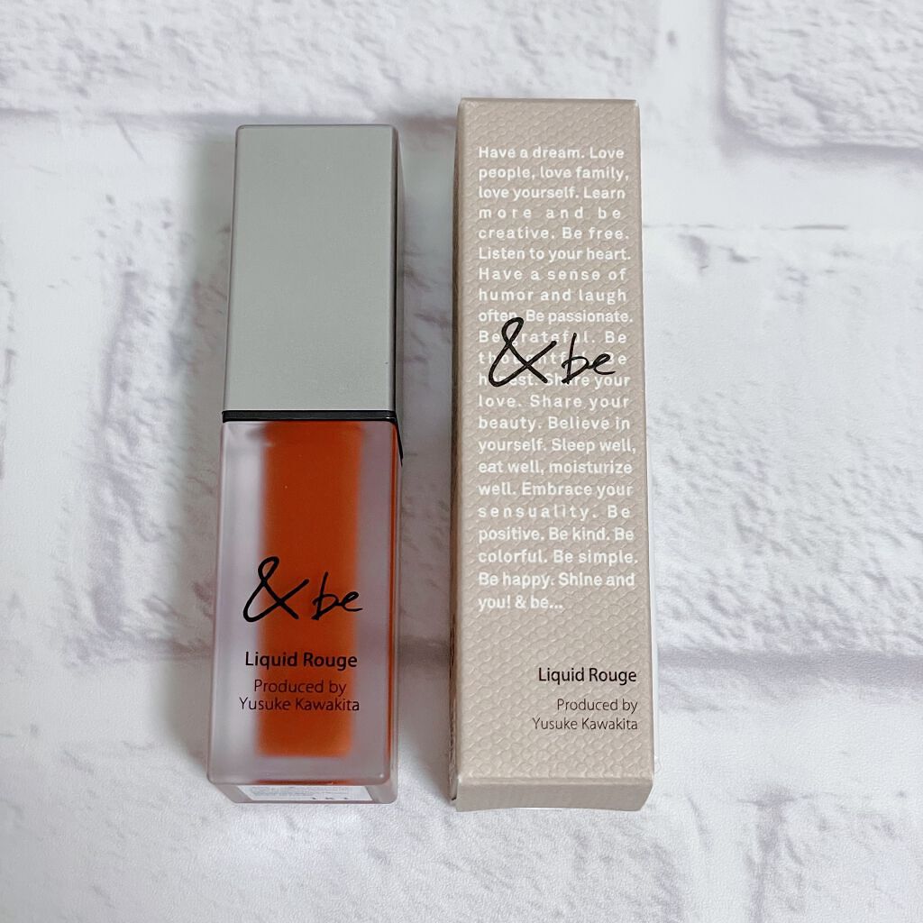 &be リキッドルージュ/&be/口紅を使ったクチコミ(1枚目)